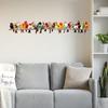 Kolorowy Gałąź Drzewa Ptaki Naklejka Ścienna Samoprzylepna Wystrój Domu do Salonu Sypialni Przedpokoju Dekoracja Ściany