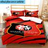 3PCS Stade Football Club Crest Bedding Set,Including 1pc Duvet Cover And 2pcs Pillowcases Perfect for Bedroom, Dormitory, Fan Christmas gift