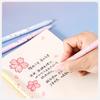 4pcs Sakura Gel Ink Pens Set Cherry Blossom Flower Print 0.5mm Ballpoint Black Color Ink Quick Dry Smooth Writing