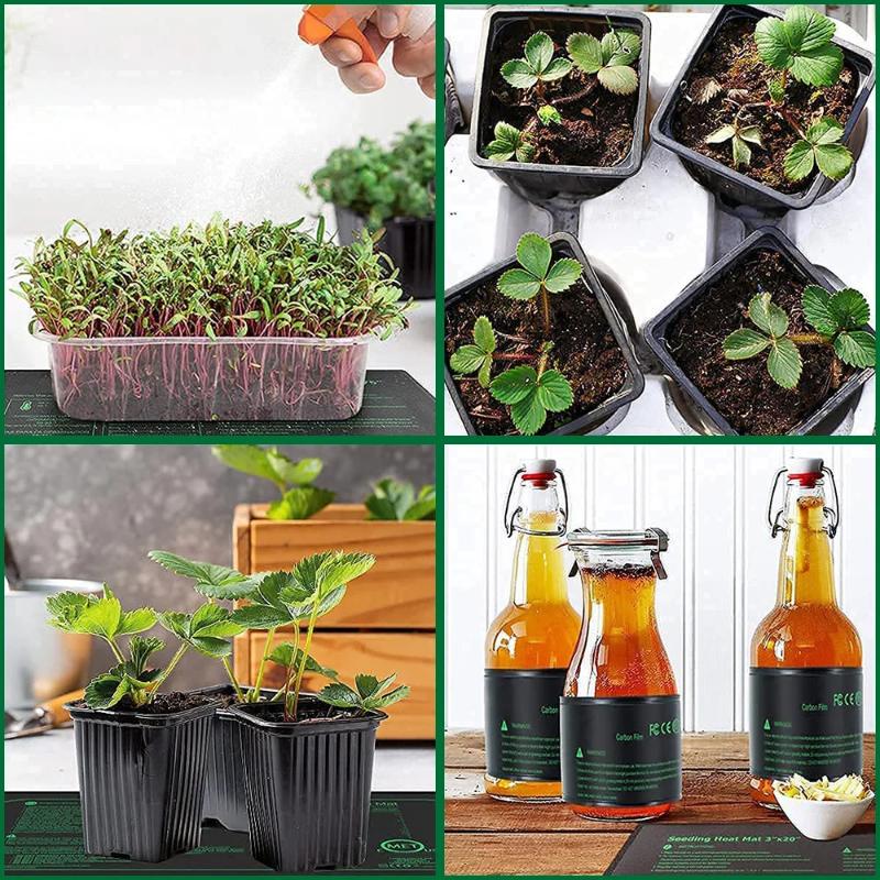 1Pc Seedling Heat Mat Indoor Plants Germination Waterproof Heating Pad Propagation Clone Starter MatEuropean Plug