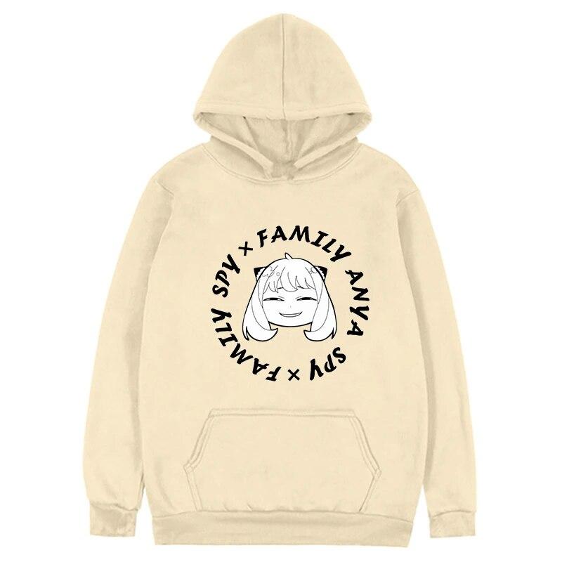 Spy X Family Kawaii FeUnisex Pullover Herbst Winter Warm halten Langarm Kapuzenfleece Harajuku Unisexga Hoodies Sportswear