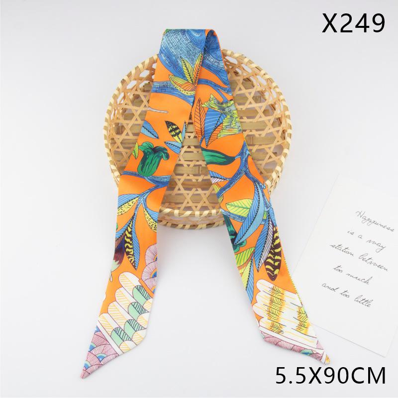 Versatile Vintage Silk Scarf: Hair Tie, Headband, Bag Accessory