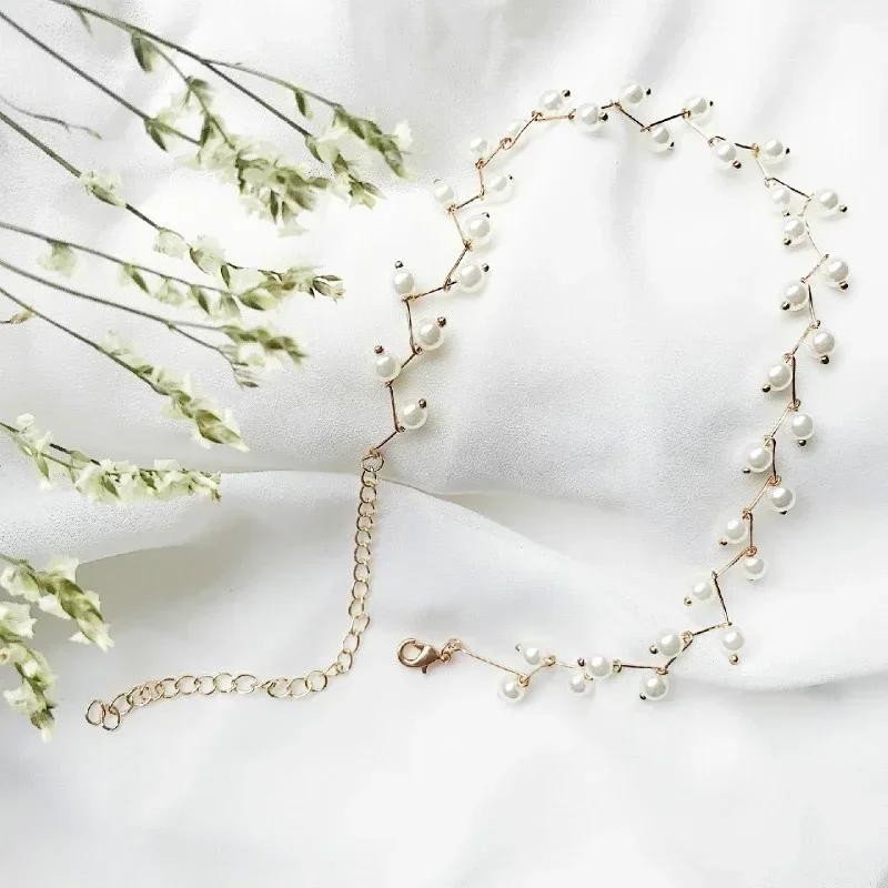 Simple Fashion Versatile Women Necklace Lace Collar Chain Korean Edition Neck Jewelry Neckband Collar Neck Minimalist Neckchain