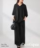 antiqua Dolman Lace Long Plus Size Black Women's Top, Sleeve, PK-01077, (L-XXL), 05,
