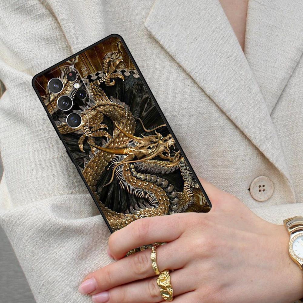 Dragon Cell Phone Case for Samsung Galaxy S26 Ultra S25 S24 S23 S22 S21 S20 Note10 Cover