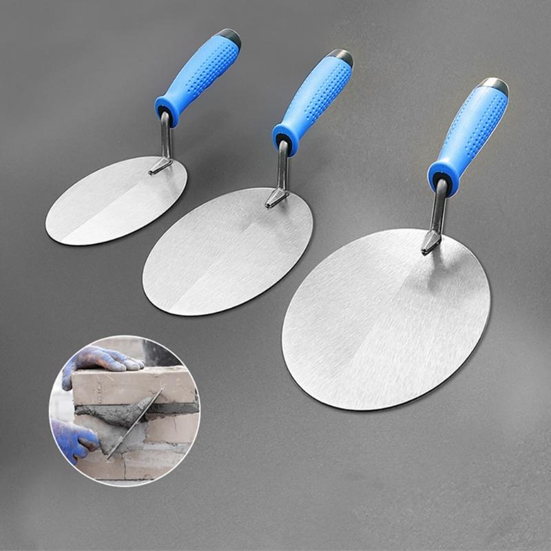 Stainless Steel Plastering Trowels Mud Boards with Thickened Designs for Long Lasting Use In Construction Floor Leveling