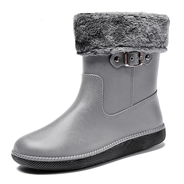 

Новые женские ботинки Mid Drum Rain Shoes Outdoor Водонепроницаемые легкие сапоги для отдыха на природе Сапоги для дождя Рабочая обувь Новые бахилы с термоизоляцией 39