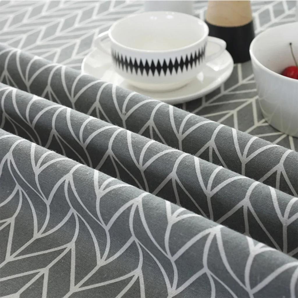 Round Tablecloth 120/150cm Washable Table Cloth Decorative Table Cover Indoor Holiday Home Christmas Party Picnic Dining Room
