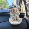 For Labubu Car Doll Safety Seat 15-17cm Cartoon Chair Model Car Seat Outlet Decor for Doll Car Interior Styling Birthday Gifts