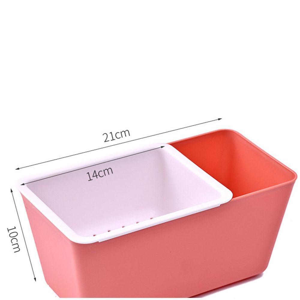 Plastic Snack Box Creative Washing Basket Hollow Design Melon Seed Box  Office