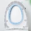 Winter Bathroom Cushion Warm Toilet Seat Cover Mat Toilet Pad with Handle Thicker Soft Washable Closestool Warmer Accessories