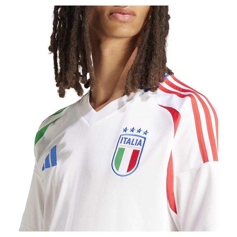 Adidas Italy 24 Away Soccer Training Jersey 100% recycled polyester White