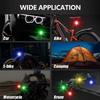 4-10Pcs Wireless LED Motorcycle Strobe Lights Signal Light LED Flash Position Light Aircraft Airplane Helicopter Warning Lights