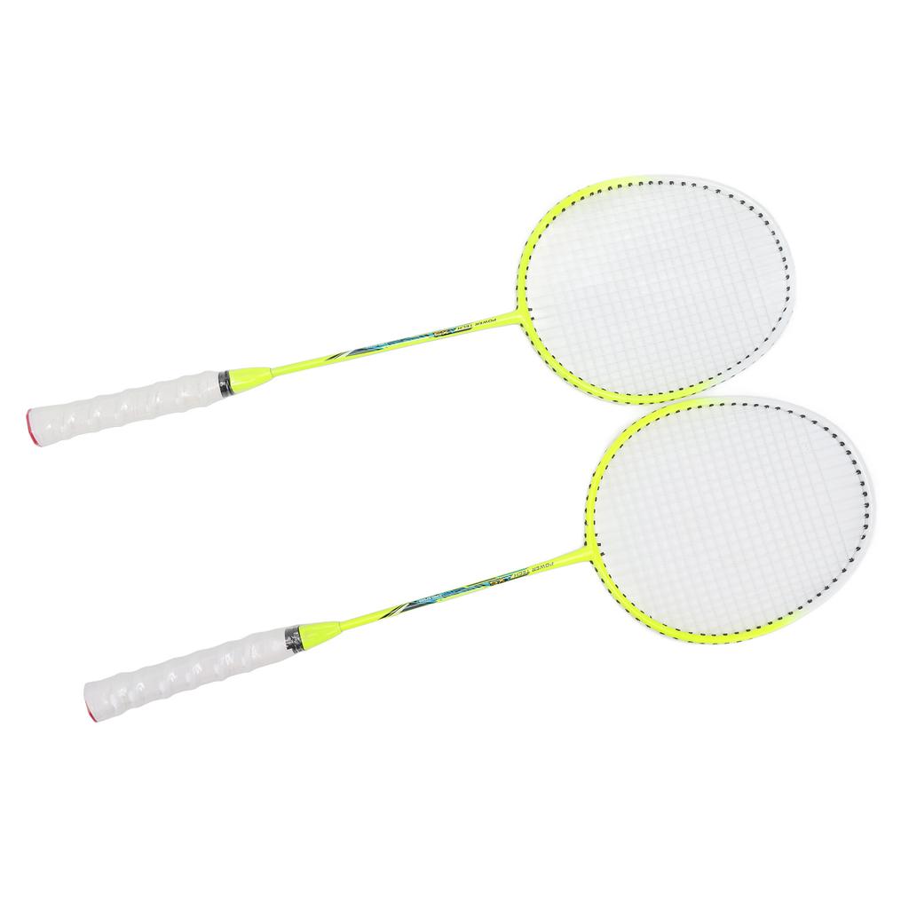 Badminton Rackets Set One Piece Racket Body Iron Alloy Nylon 12pcs Foam Plastic Badminton Sport Rackets Set