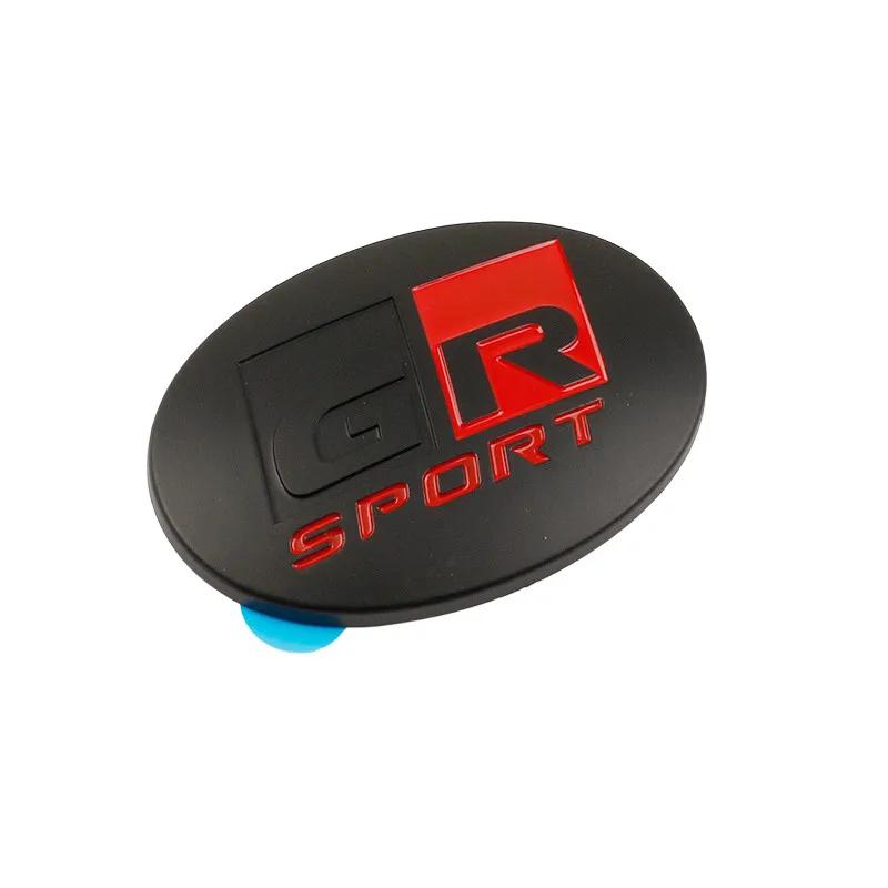 

Для T-oyot-a GR Sport логотип, крышка рулевого колеса, наклейка, эмблема, значок, наклейки для YARiS Corolla RAV4 C-HR Camry Supra Prado Tacoma Matte Black
