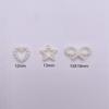 Pearl Bow Star Heart Patch for DIY Hair Accessories & Ornaments