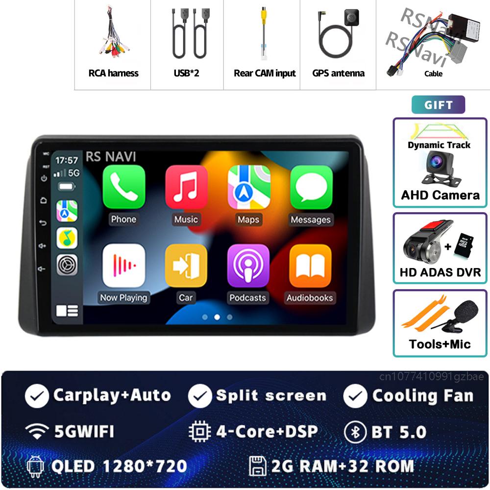 Android 14 Carplay Car Radio For Chrysler Grand Voyager 5 For Dodge Grand Caravan 2008 2011-2020 GPS Multimedia Stereo Head Unit
