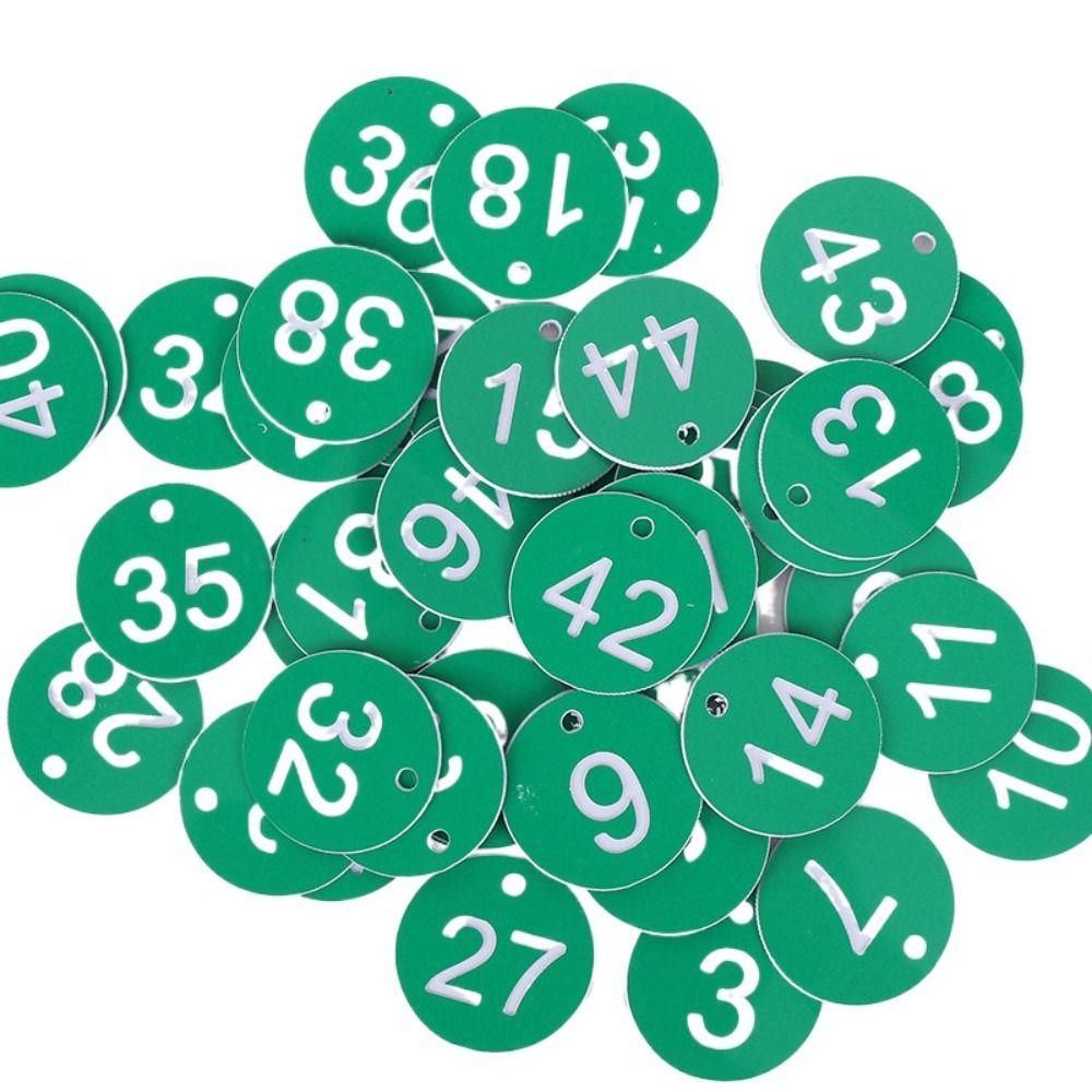 Plastic Beehive Tags 3.5CM Number Plate Beehive Mark Board Tag  Bee Hive Mating Box Mark