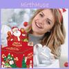 Santa Christmas Inspired Gift Box Holiday Celebration Party Decoration Supplies