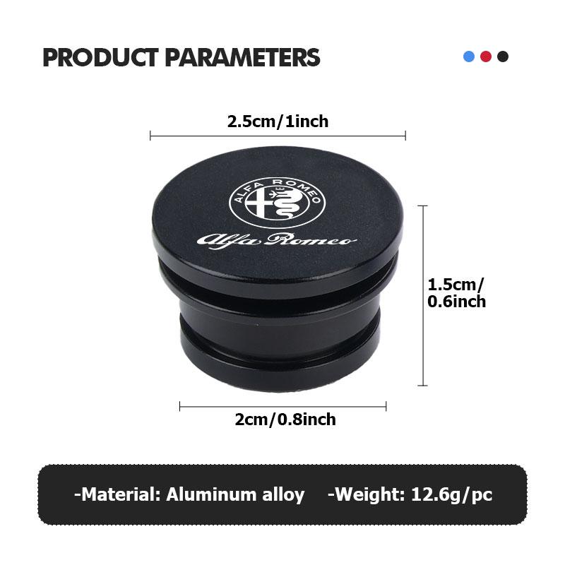 Car Cigarette Lighter Dust Proof Protect Cover Lighter Button For Alfa Romeo Giulia 147 Mito 156 159 166 GT Stelvio Brera