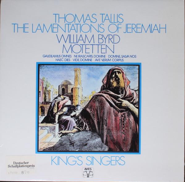 LP Record THOMAS TALLIS WILLIAM BYRD THE The Lamentations Of Jeremiah Mote INT161519 AVES 1978 Germany Classical Used