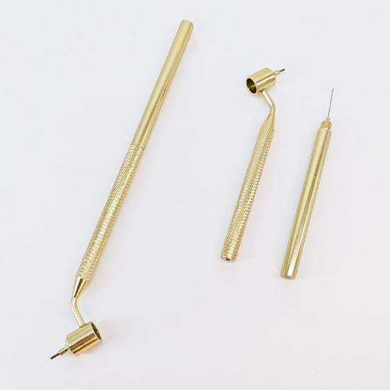 Fine Line Paint Pen Fluid Ink Applicator Pen Metal Slanting Tip Fine Line Pen Paint Applicator Pen for Rock Chips Car Scratch Repair Retouching