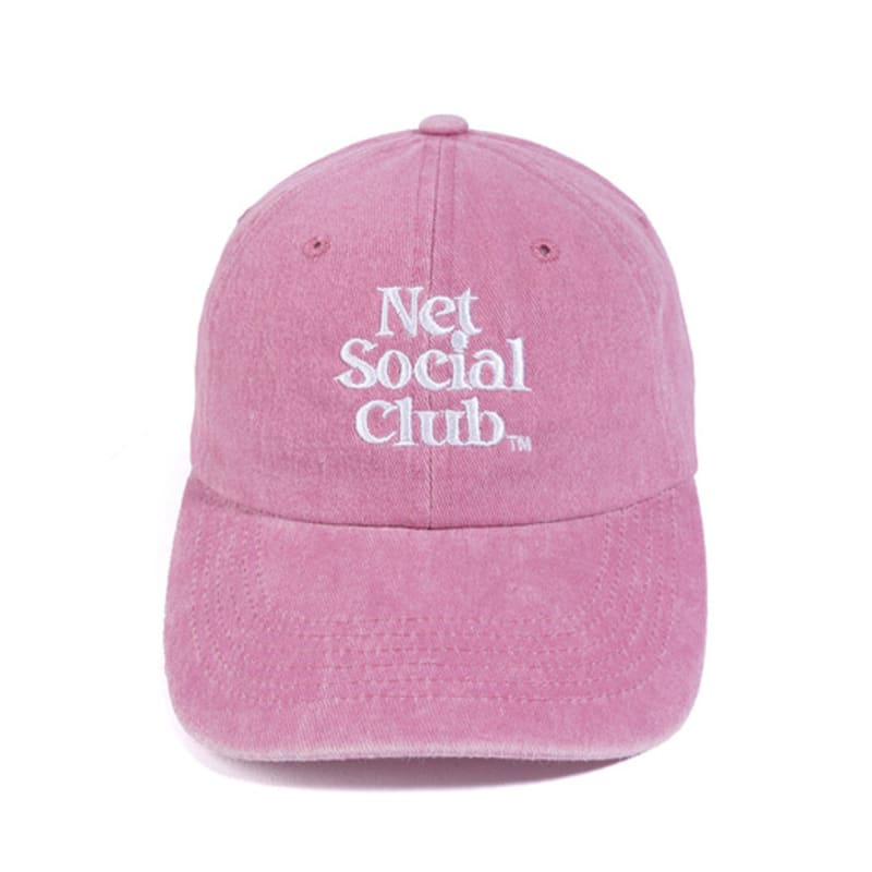 Net Social Club OG LOGO PEACH PIGMENT CAP (PINK)