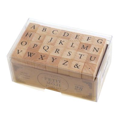 Kodomonookao Petit Letter Stamp Set (Large) [Uppercase Alphabet] 1234-016