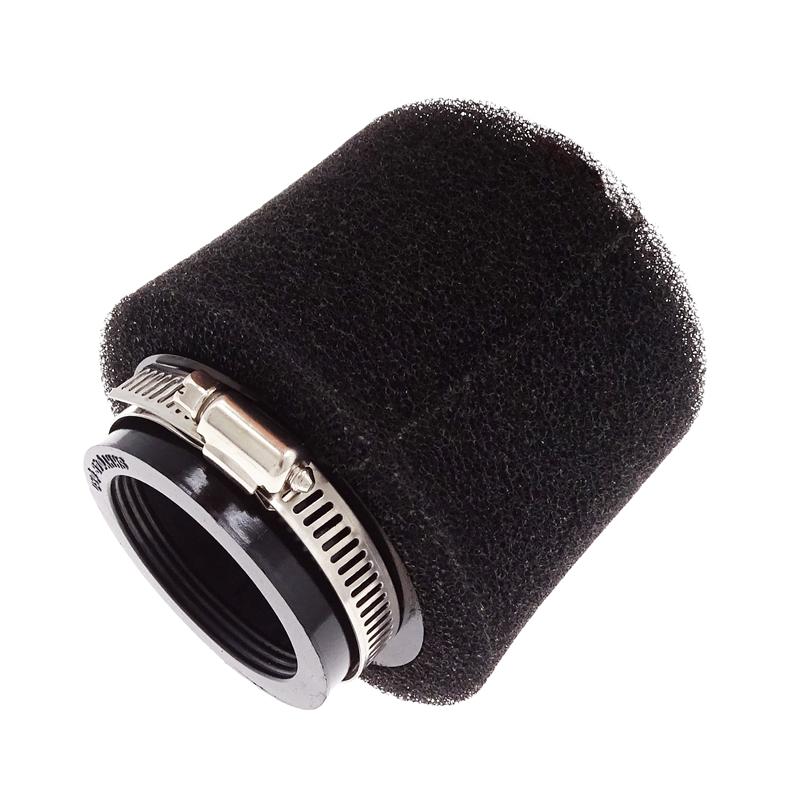 Filtru de aer universal cu spumă neagră, 47 mm, curățător de burete, potrivit pentru Suzuki Yamaha Kawasaki ATV Bike Dirt Pit Parts