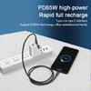 USB TypeC Cable, Supports USB-A to TypeC, Type-C to Type-C 65W Fast Charging and