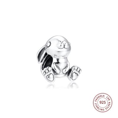 Fit Europa Charm Armband 925 Sterling Silber Schöne Nini Das Kaninchen Charms Perlen Frauen DIY Schmuck Machen