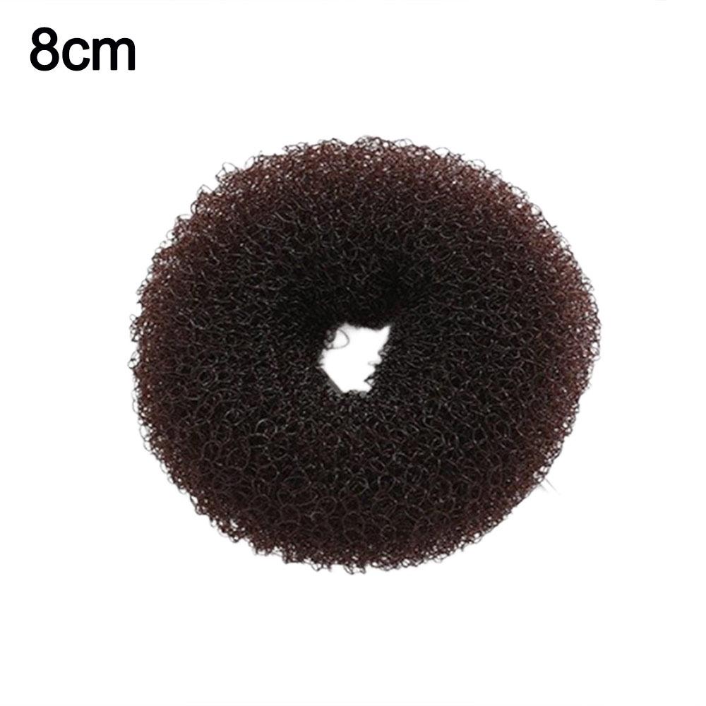 Elastic Hair Ring Nylon Donut Hair Bun Maker Durability Hair Styler  for Girls Women