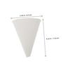 GLEAVI 30pcs Disposable Lot Kitchen Bottle Filling Funnel Kitchen Paper Funnel Disposable Funnel