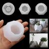 Mini Silicone Plant Pot Molds Form Arts Craft Polygonal Casting Moulds DIY Succulent Flowerpot Candle Holder Concrete Clay Mold