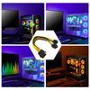 CPU 8Pin Female to Double 8Pin (4+4)Pin Male Motherboard Power Supply Cable Y Splitter Adapter Sleeve Replacement