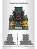Wange Bricks 7212 Chinese Tengwang Pavilion Building Set Toy for Kids