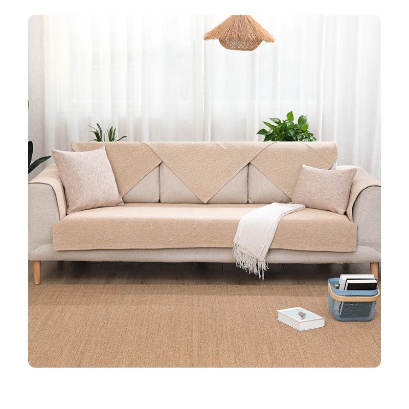 Four Seasons Single Layer Thickened Single Layer Sofa Cushion Cotton Woven Sofa Towel Cover