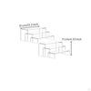 Stepped Display Riser Clear UConfiguration Transparent Cupcake Stand for Collectors,