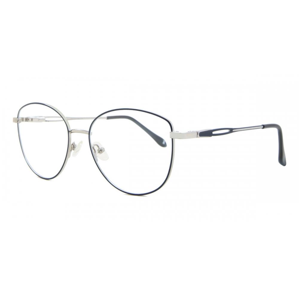 Full Rim Cat Eye Blue Silver Smartbuy Collection Marso 888c Fashion Women Eyeglasses