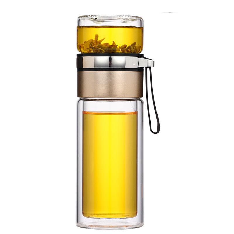 Shangqi Rotating Tea Infuser Glass Cup