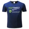 Hoptimist Definition Black T-Shirt for Brewer and Craft Beer Lover New Popular Famous Brand Casual O Neck T Shirt drop shipping