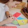 10*7cm diamond-shaped envelope, credit card holder, ID card holder, colored adhesive paper, letter, stationery