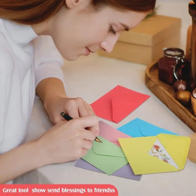 10*7cm diamond-shaped envelope, credit card holder, ID card holder, colored adhesive paper, letter, stationery