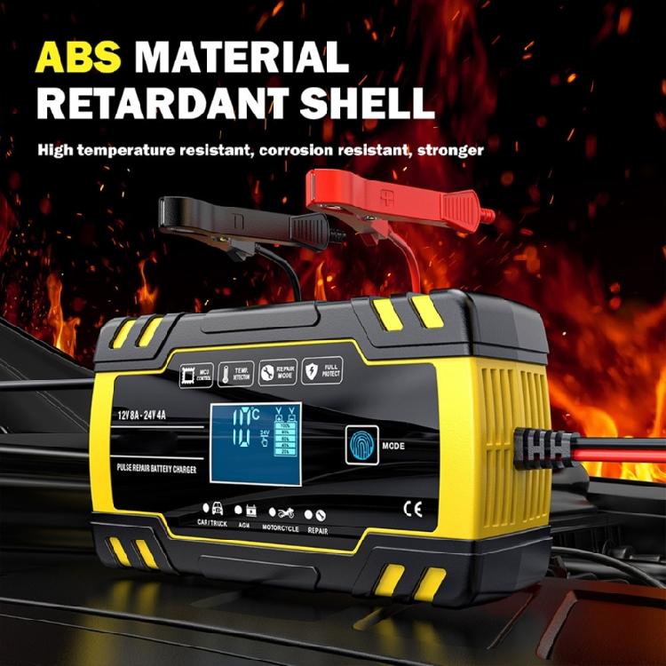 12V 24V Car Motorbike Battery Chargers AGM Lead-Acid Automatic Repair Device