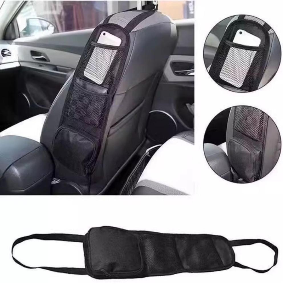 Itisyou Car Seat Hanging Storage Mesh Side for Storing Cell Universal Ideal for Sedans and SUVs Bag, Multi-Pocket Organizer, Phones, Keys, Glasses,