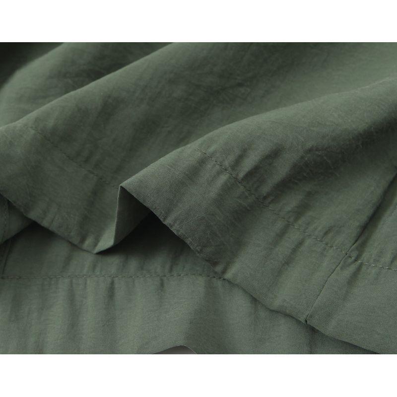 Kaslead New Arrival Women's Clothing Fashion Style Fashion All-Match Minimalist 2 Colors Vertical Short Shirt 4661110