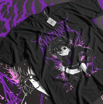 Shizuku Murasaki T-Shirt Gon Killua Hunter Horror Anime Mädchen Geschenk Shirt Alle Größen