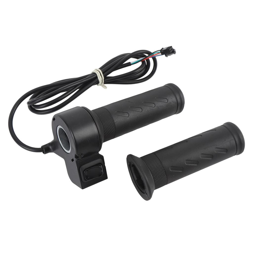 Electric Throttle Grip with Forward Reverse Switch Anti Slip Waterproofing Electric Cycle Twist Handlebar 1.6m Cable SM