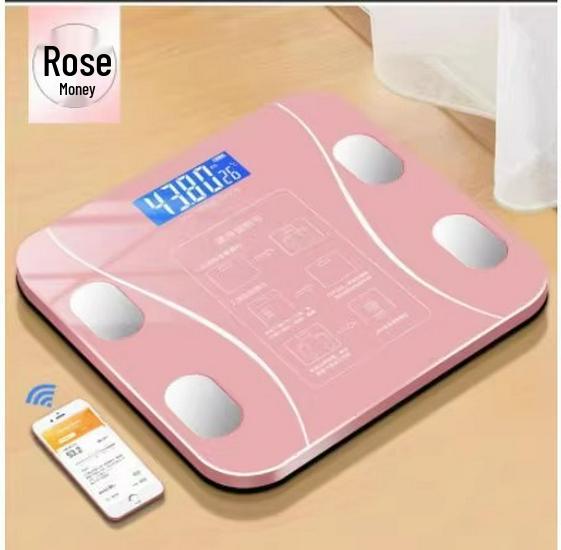 Smart Rechargeable Body Fat Scale: Precise, Durable, Compact Digital Weight Measurement