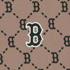 New MLB Old Flower Long Sleeved Dresses Women's Brown 3FOPM0314-43BGD